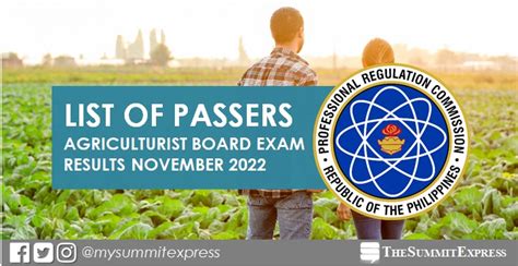 agriculture board exam result|FULL RESULTS: November 2022 Agriculturist Board .
